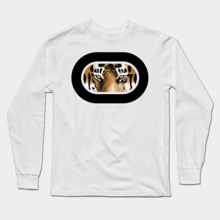 Intense stare from a tiger Long Sleeve T-Shirt